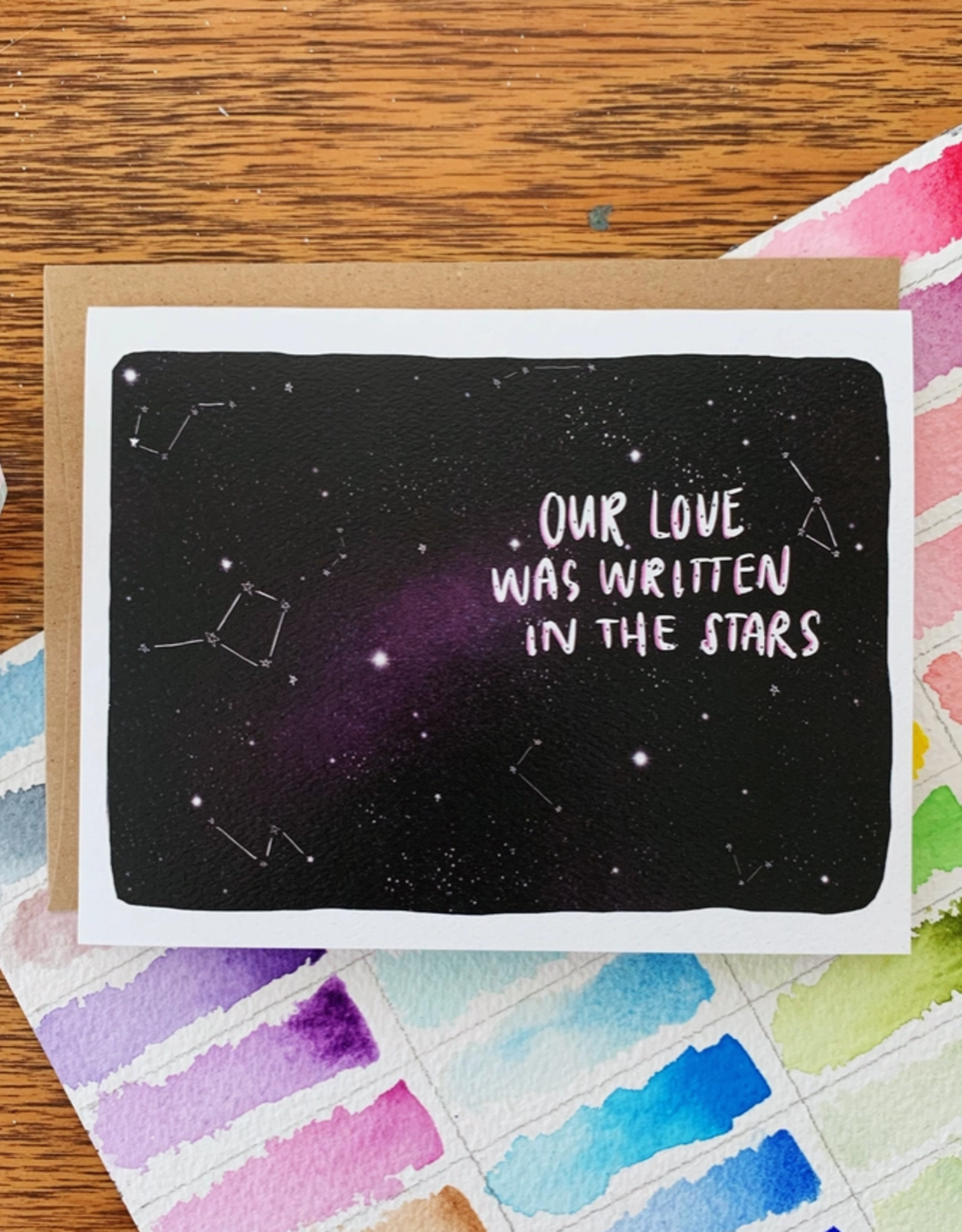 Jess Weymouth Written in the Stars Greeting Card