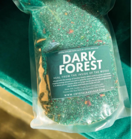 Crystal Infused Bath Salts Dark Forest