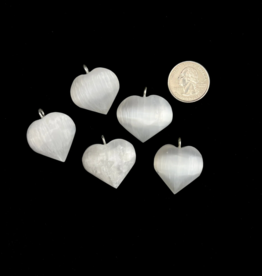 Pelham Grayson Selenite Heart Pendant