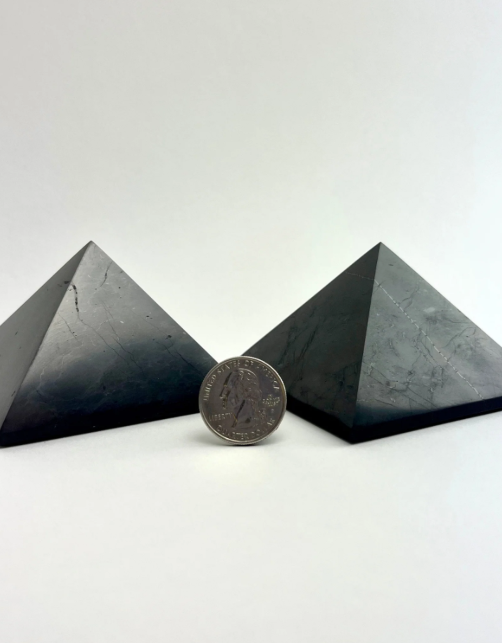 Shungite Pyramid | 40-45mm | Russia
