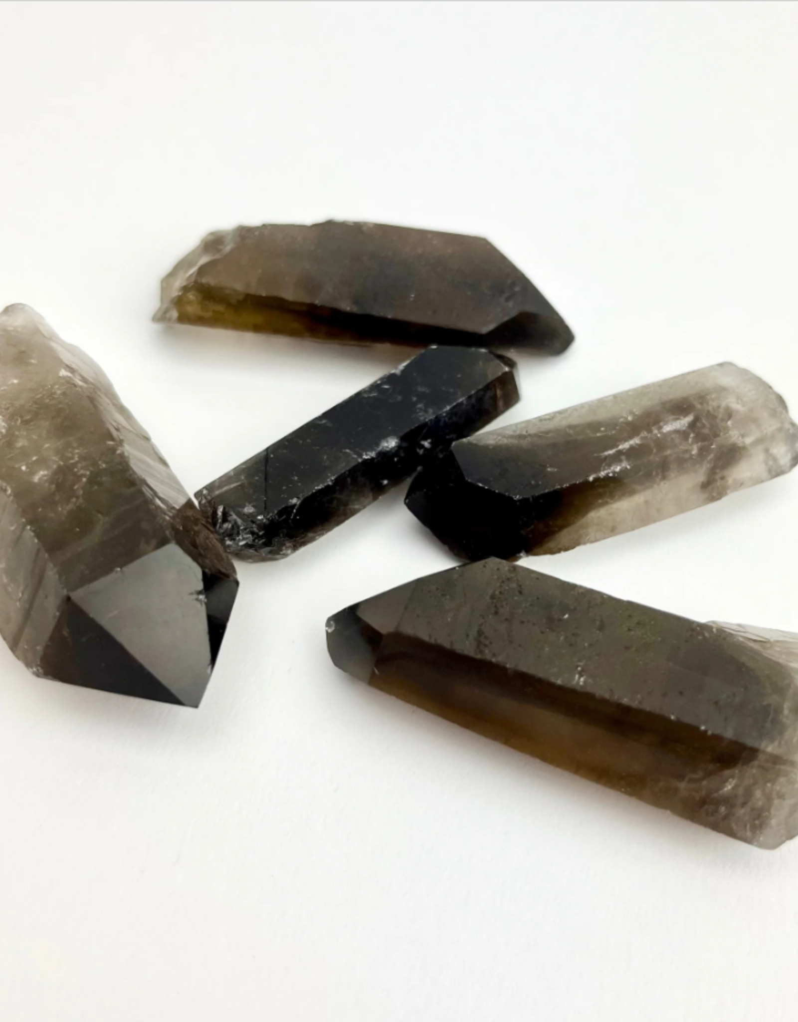 Smoky Quartz | Raw Wand Points| 50-70mm | Brazil