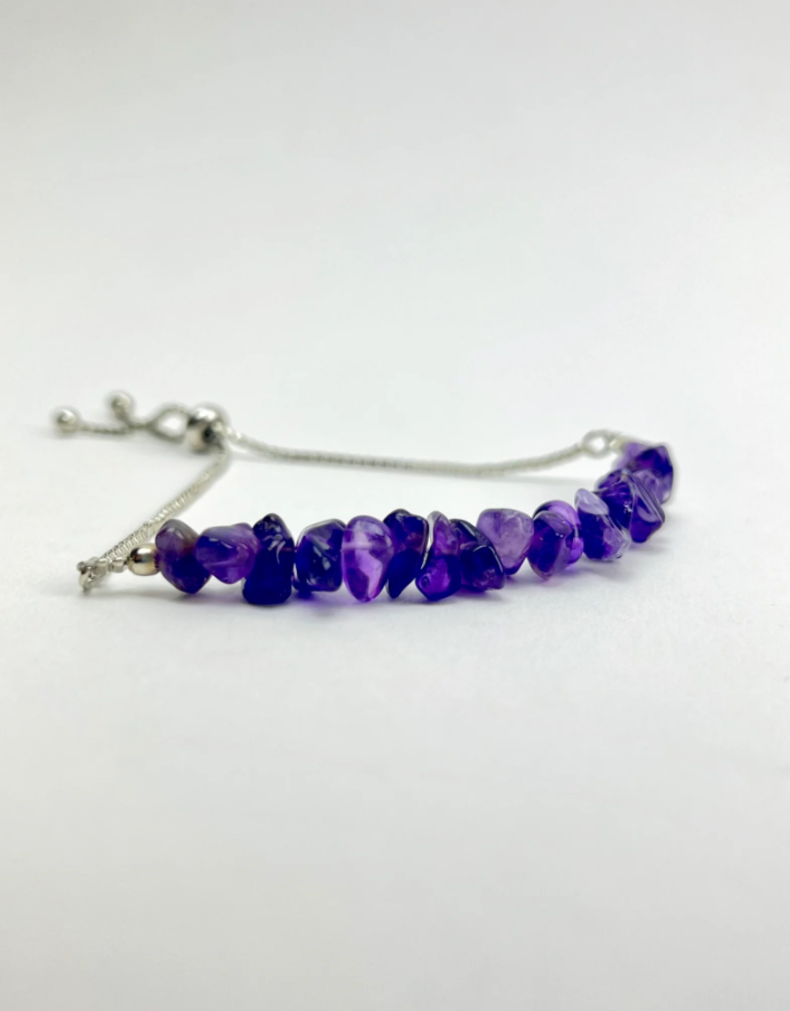 Adjustable Crystal Chip Bracelet |