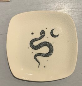 Rounded Square Dish | Snake | 5"