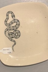 Rounded Square Dish | Snake | 5"