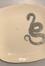 Rounded Square Dish | Snake | 5"