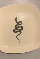 Rounded Square Dish | Snake | 5"