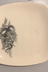 Rounded Square Dish | Snake | 5"