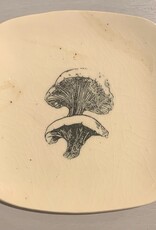 Rounded Square Dish | Mushroom | 5"