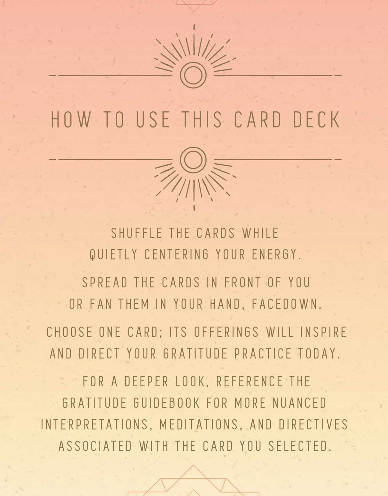 Gratitude: Inspiration Card Deck