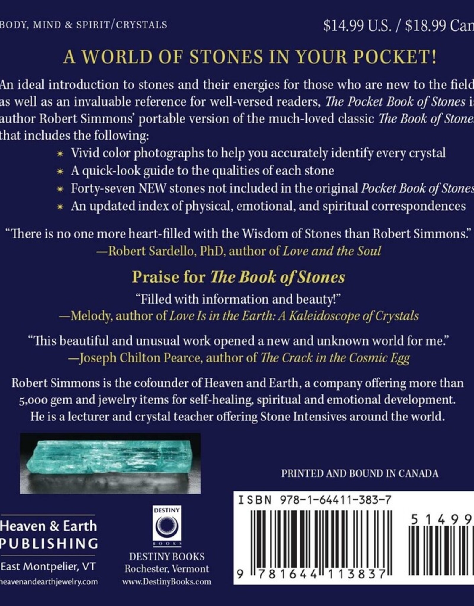 Simon & Schuster Pocket Book of Stones