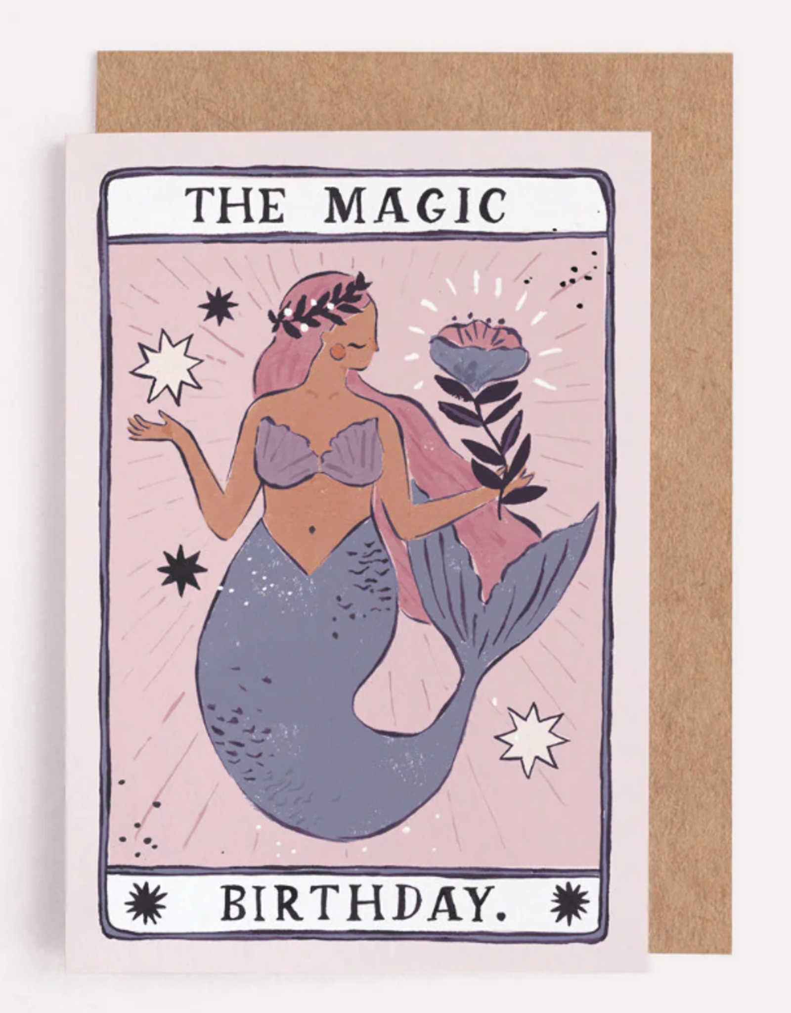 Mermaid Magic Birthday Card