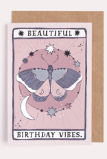 Moth Birthday Vibes Card