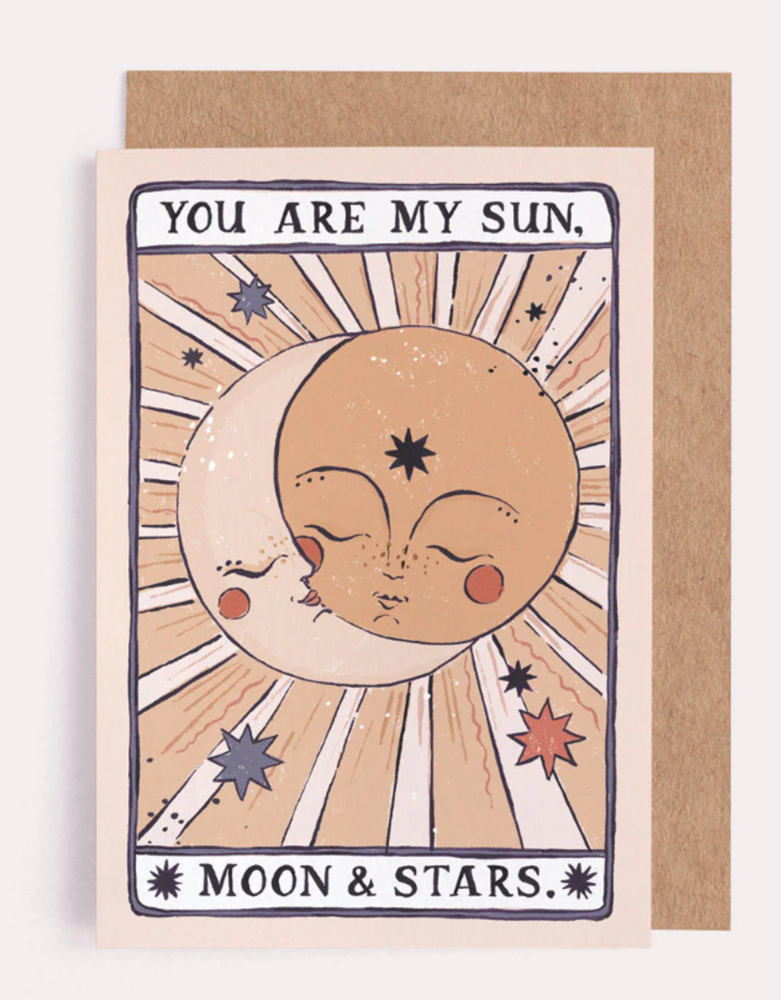Sun, Moon & Stars Love Card