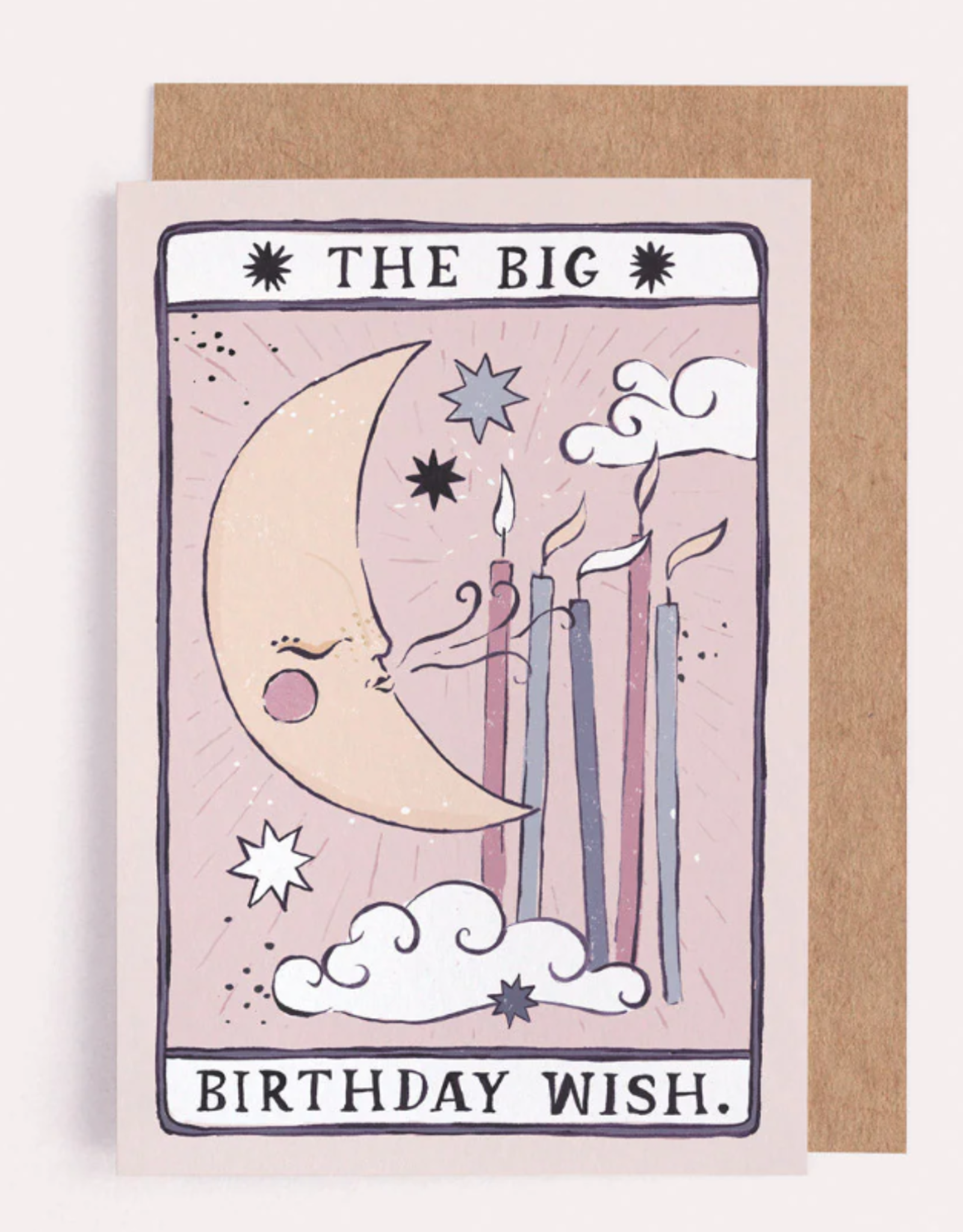 Tarot Moon Birthday Card