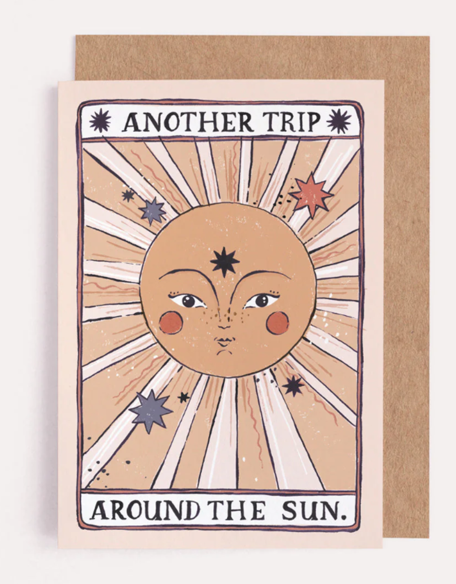 Tarot Sun Birthday Card