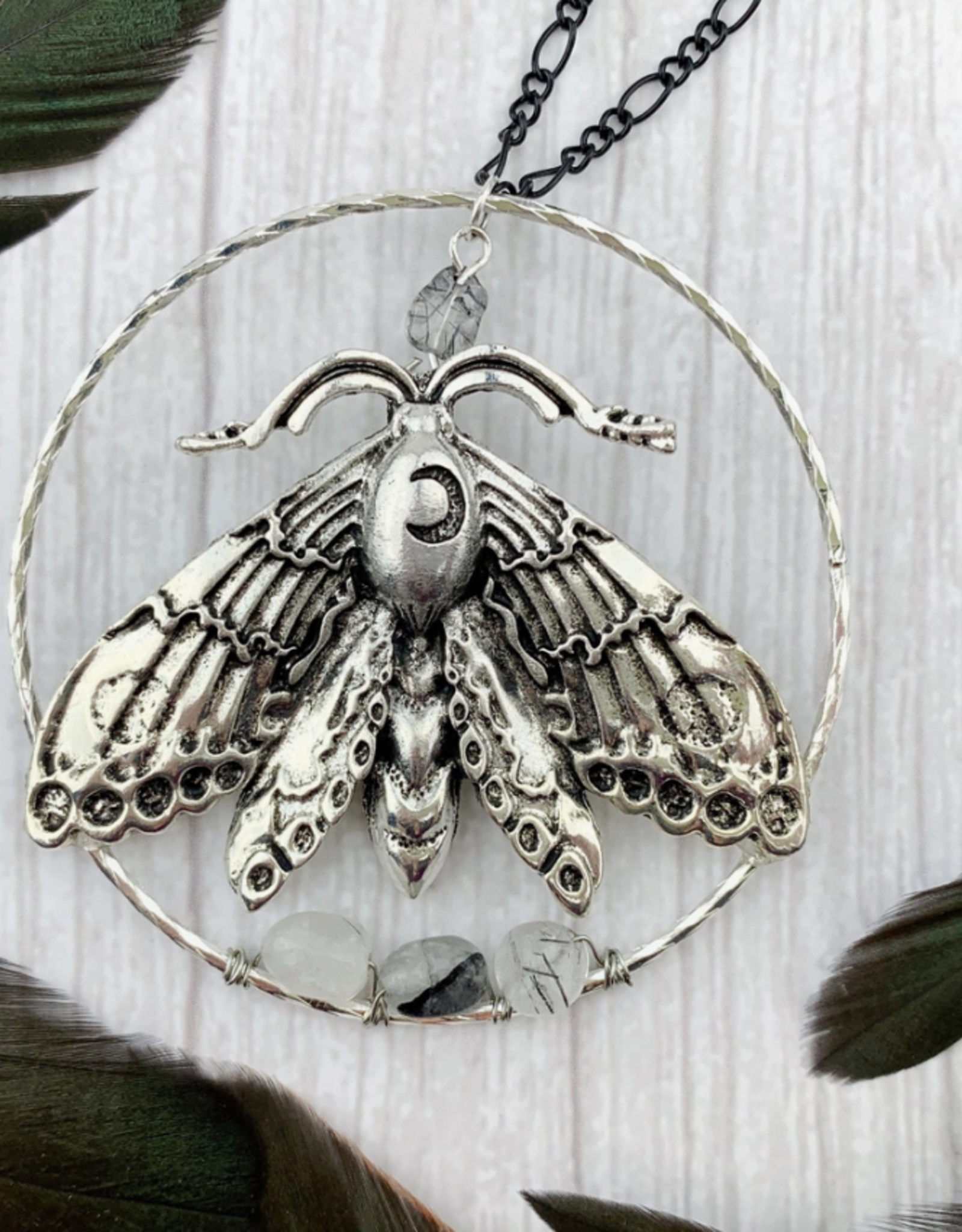 Buy Moth Necklace - Luna Moth - Gothic Necklace - Moth Jewellery - Witch  Jewellery at Amazon.in