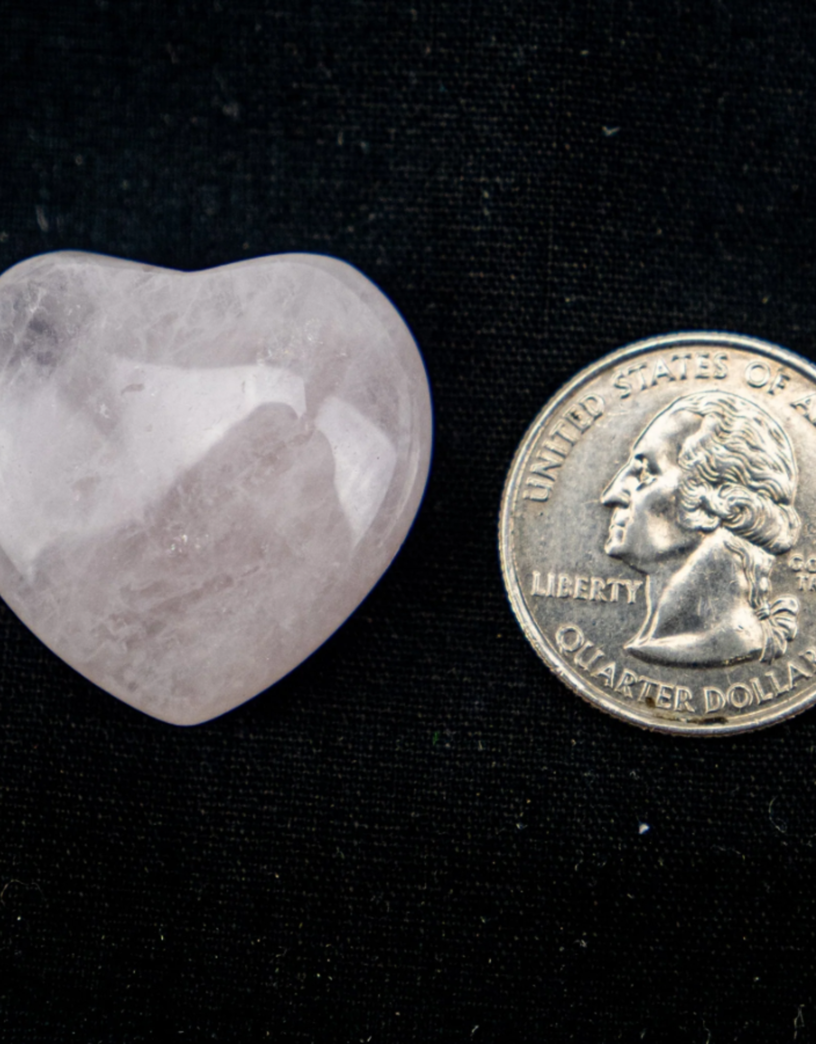 Pocket Heart | Rose Quartz | 30mm