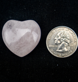 Pelham Grayson Pocket Heart | Rose Quartz | 30mm