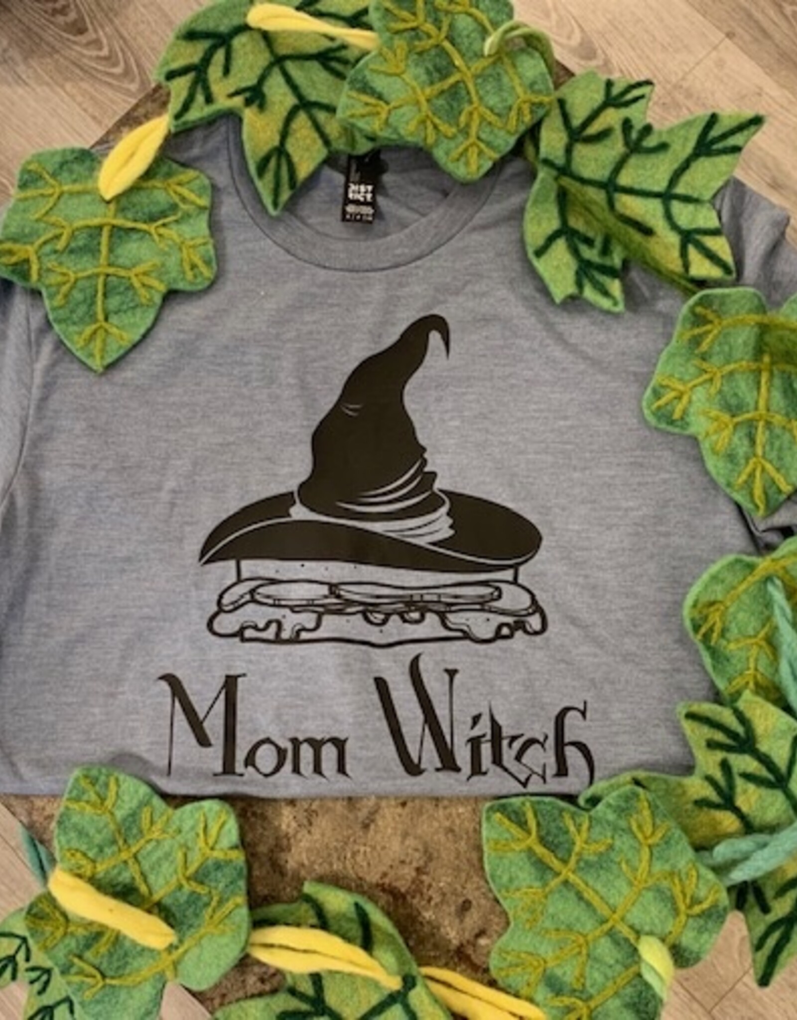 Mom Witch|Flint Blue Heather|