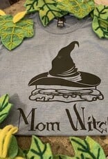 Make Your Mark Customizations Mom Witch|Flint Blue Heather|