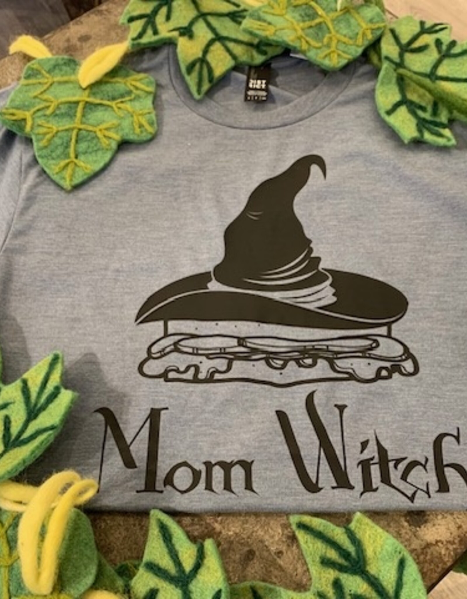Mom Witch|Flint Blue Heather|