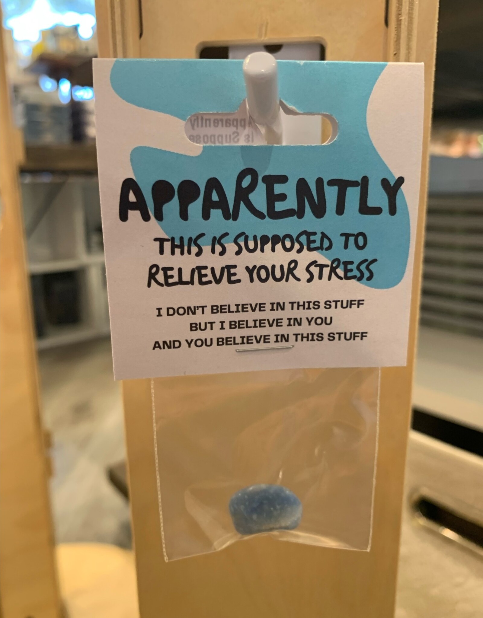 Apparently This Is Supposed To Relieve Your Stress