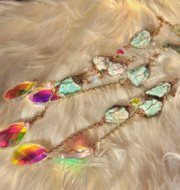 Aryenne Jewelry & Suncatchers Amazonite Bloomscape Suncatcher