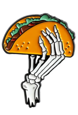 -Taco Skeleton Enamel Pin