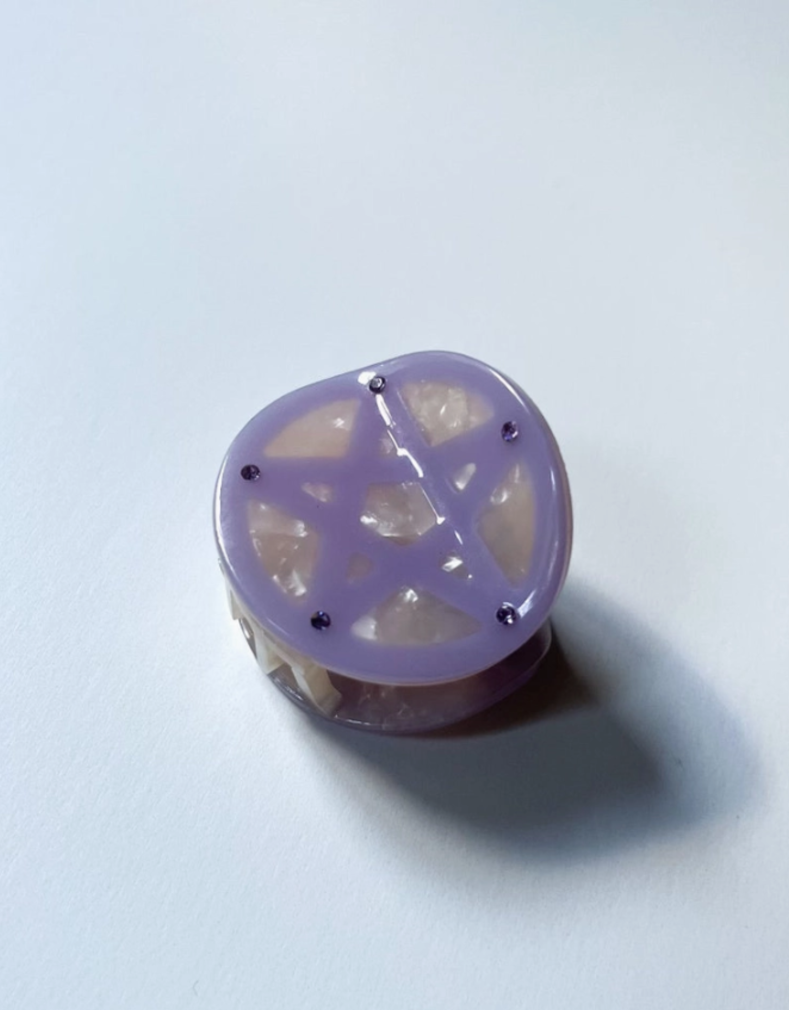 -The Pentagram Mini Claw | Lavender