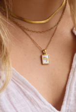 Zodiac Pink Shell Necklace |