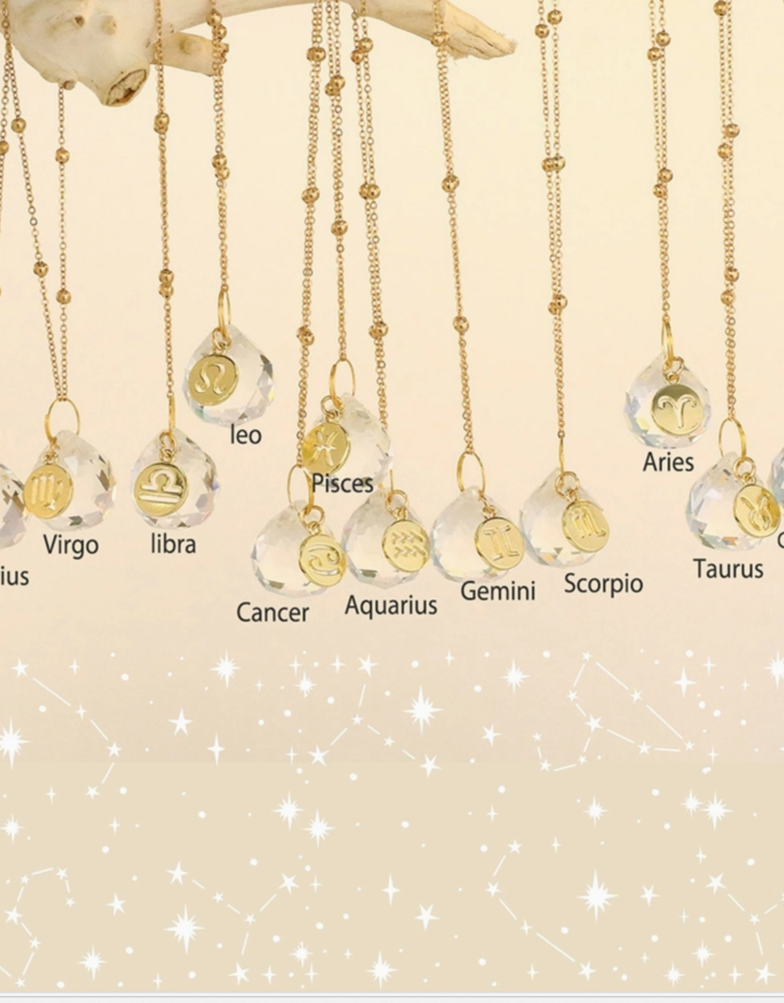 Zodiac Car Charm - Suncatcher: