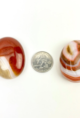Banded Carnelian Palmstone | 35-45mm Banded Carnelian Palmstone | 35-45mm
