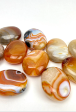 Banded Carnelian Palmstone | 35-45mm Banded Carnelian Palmstone | 35-45mm