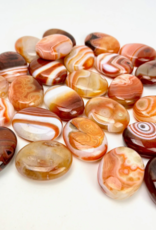 Banded Carnelian Palmstone | 35-45mm Banded Carnelian Palmstone | 35-45mm