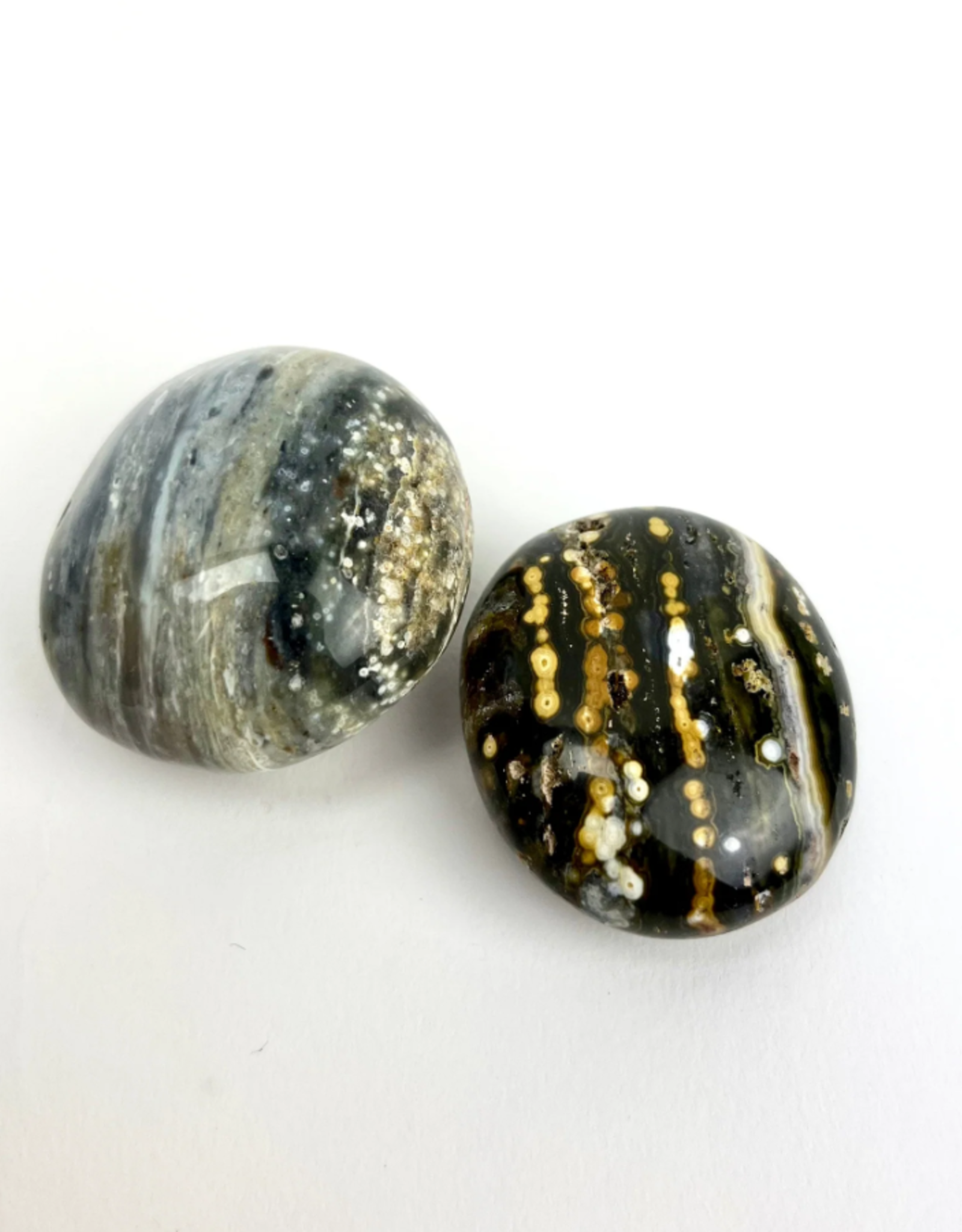Ocean Jasper | "Orbicular" Jasper | Palmstones | 35-50mm | Madagascar