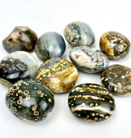 Ocean Jasper | "Orbicular" Jasper | Palmstones | 35-50mm | Madagascar