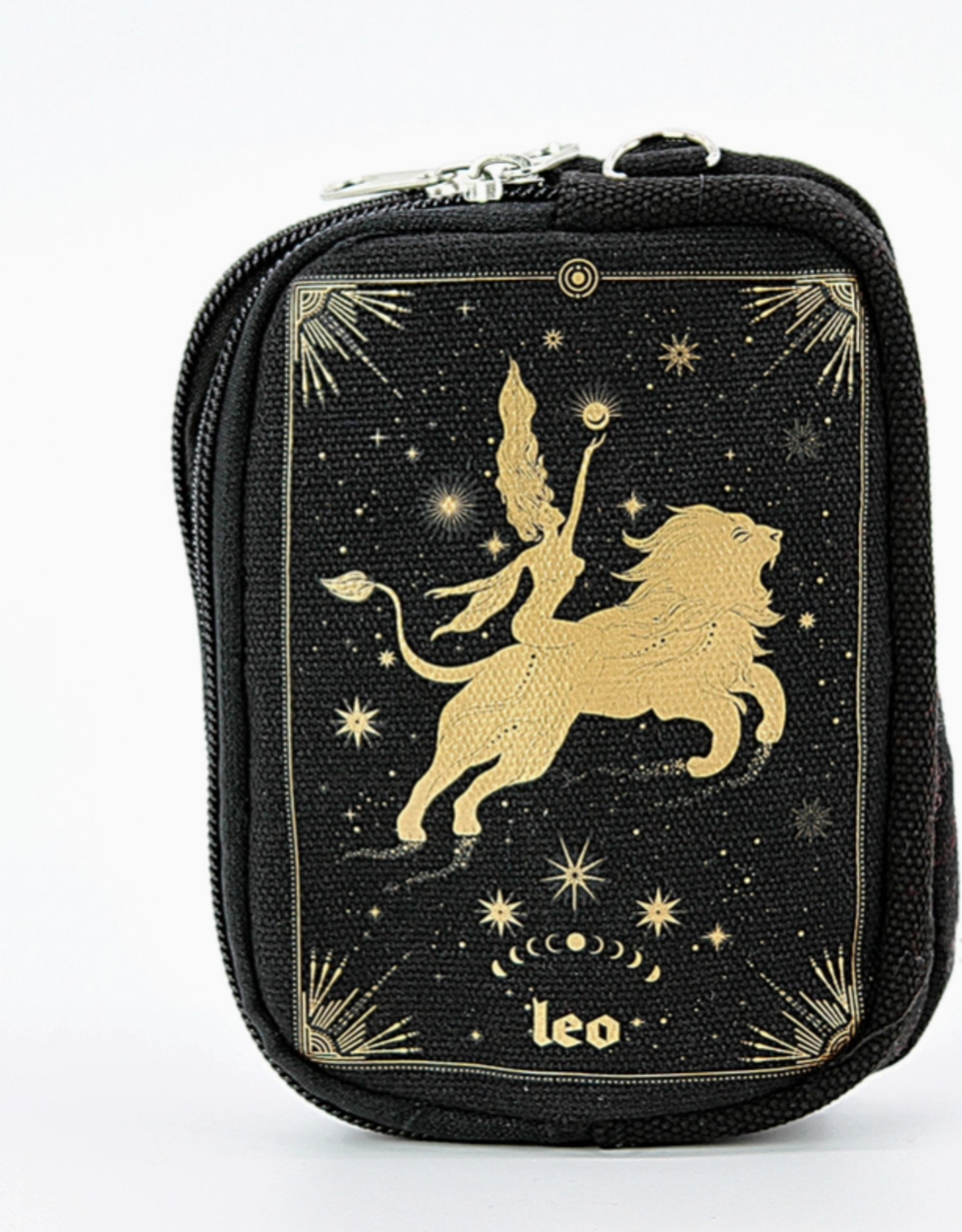 Zodiac Sign Wristlet in Canvas |