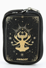 Zodiac Sign Wristlet in Canvas |