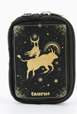 Zodiac Sign Wristlet in Canvas |