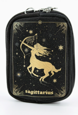 Zodiac Sign Wristlet in Canvas |