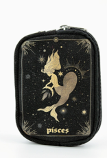Zodiac Sign Wristlet in Canvas |