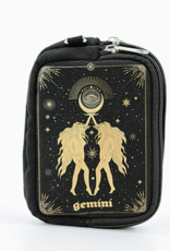 Zodiac Sign Wristlet in Canvas |
