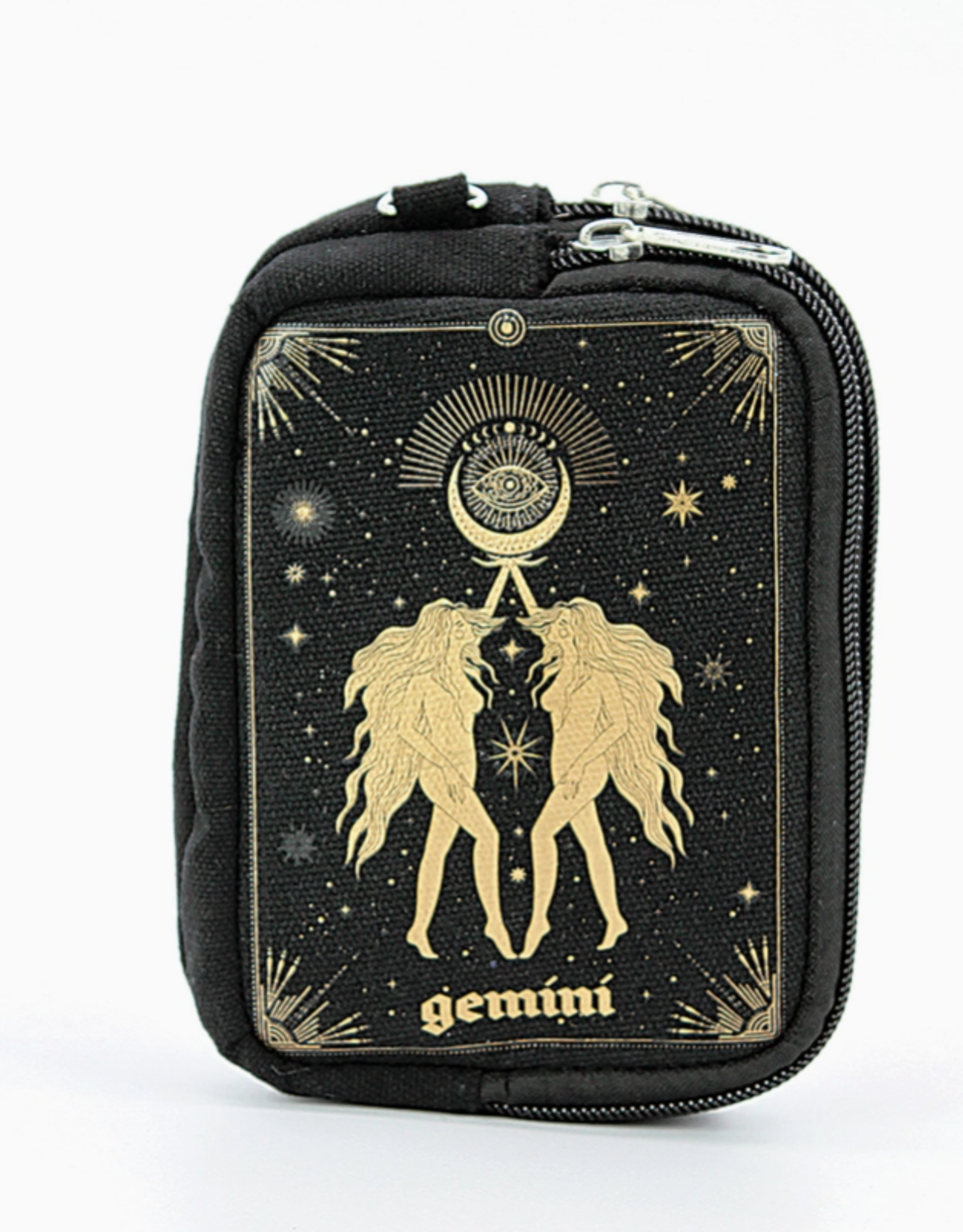 Zodiac Sign Wristlet in Canvas |