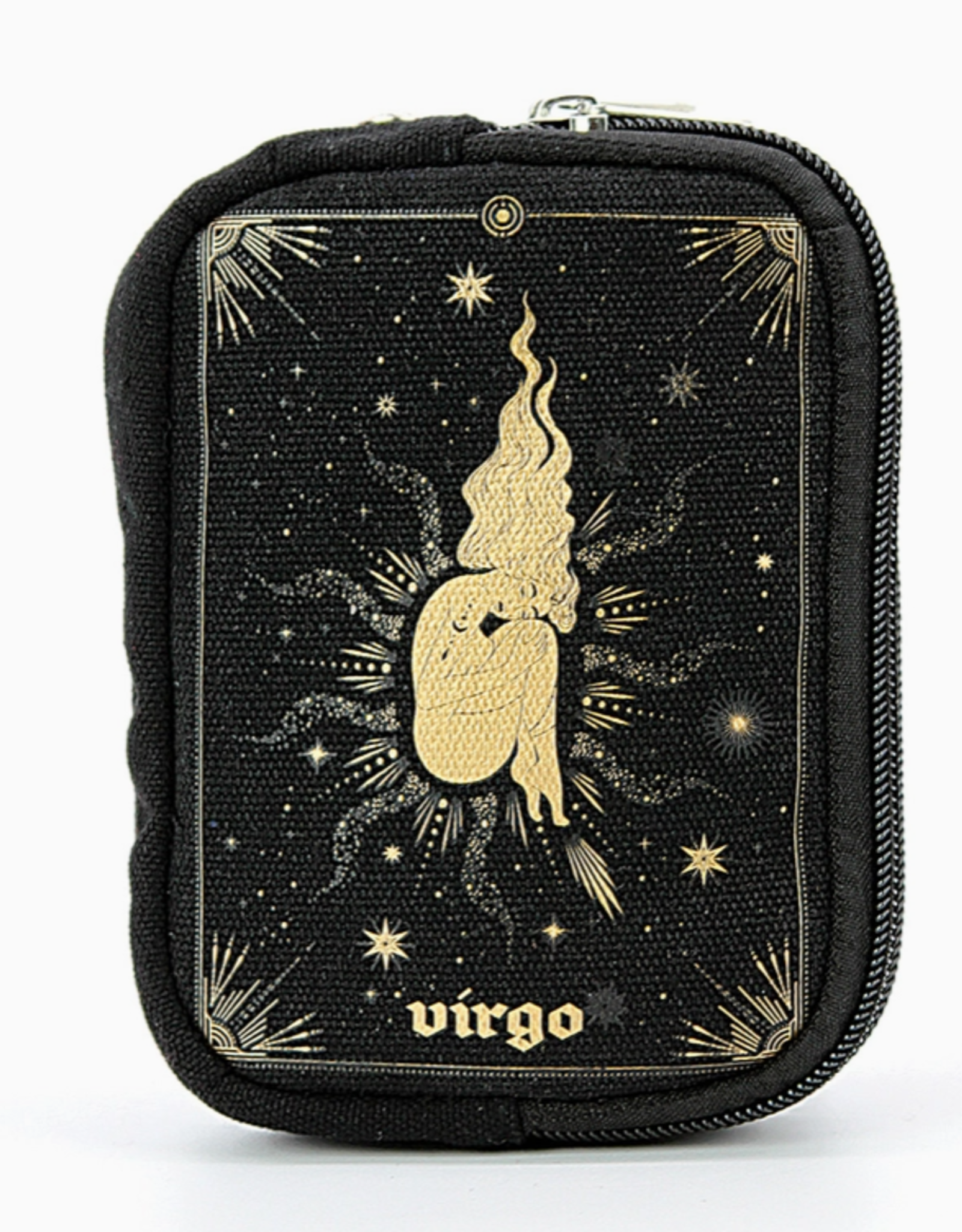 Zodiac Sign Wristlet in Canvas |