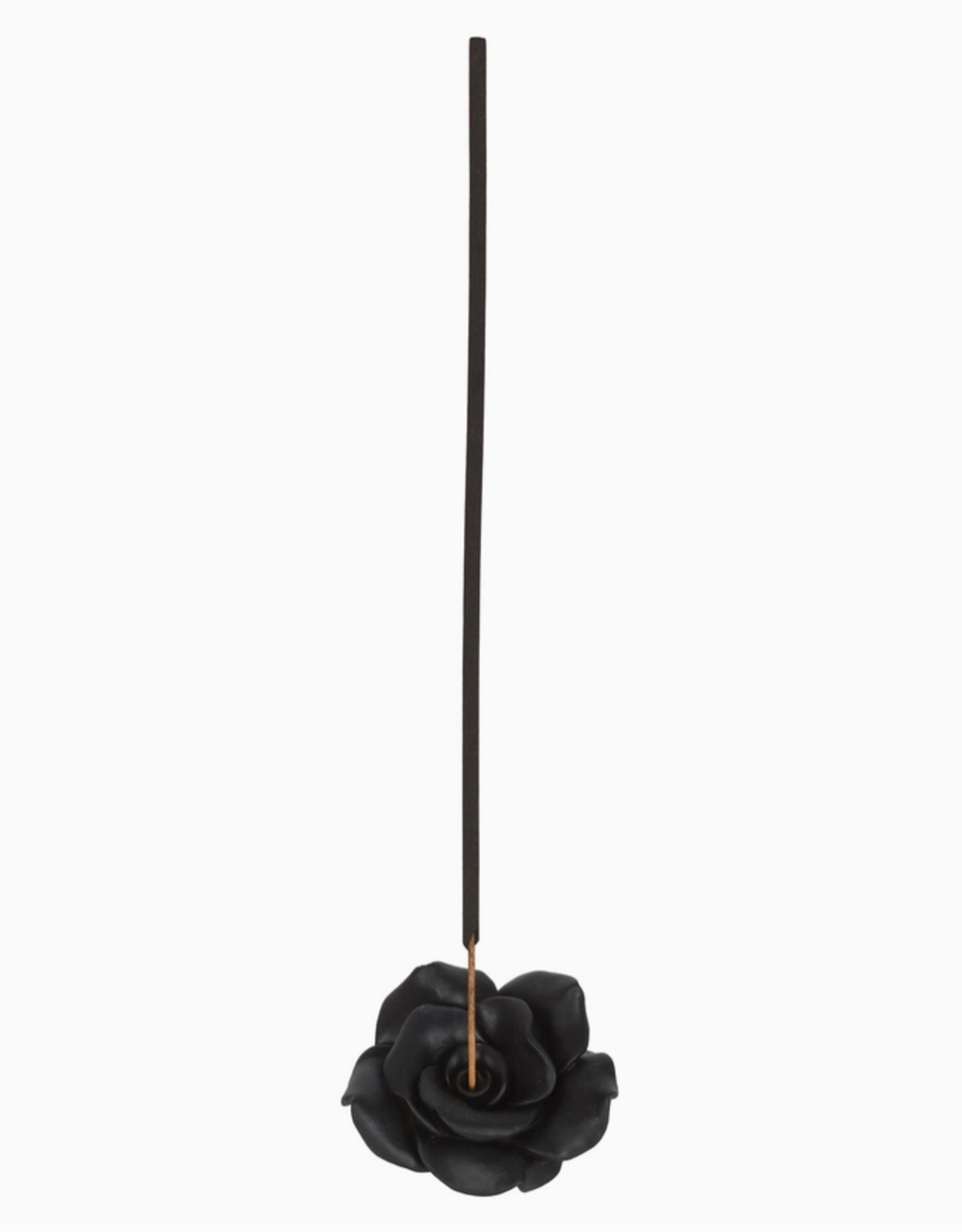 *Black Rose Resin Incense Stick Holder