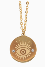 *All Seeing Eye Necklace & Trinket Dish Gift Set