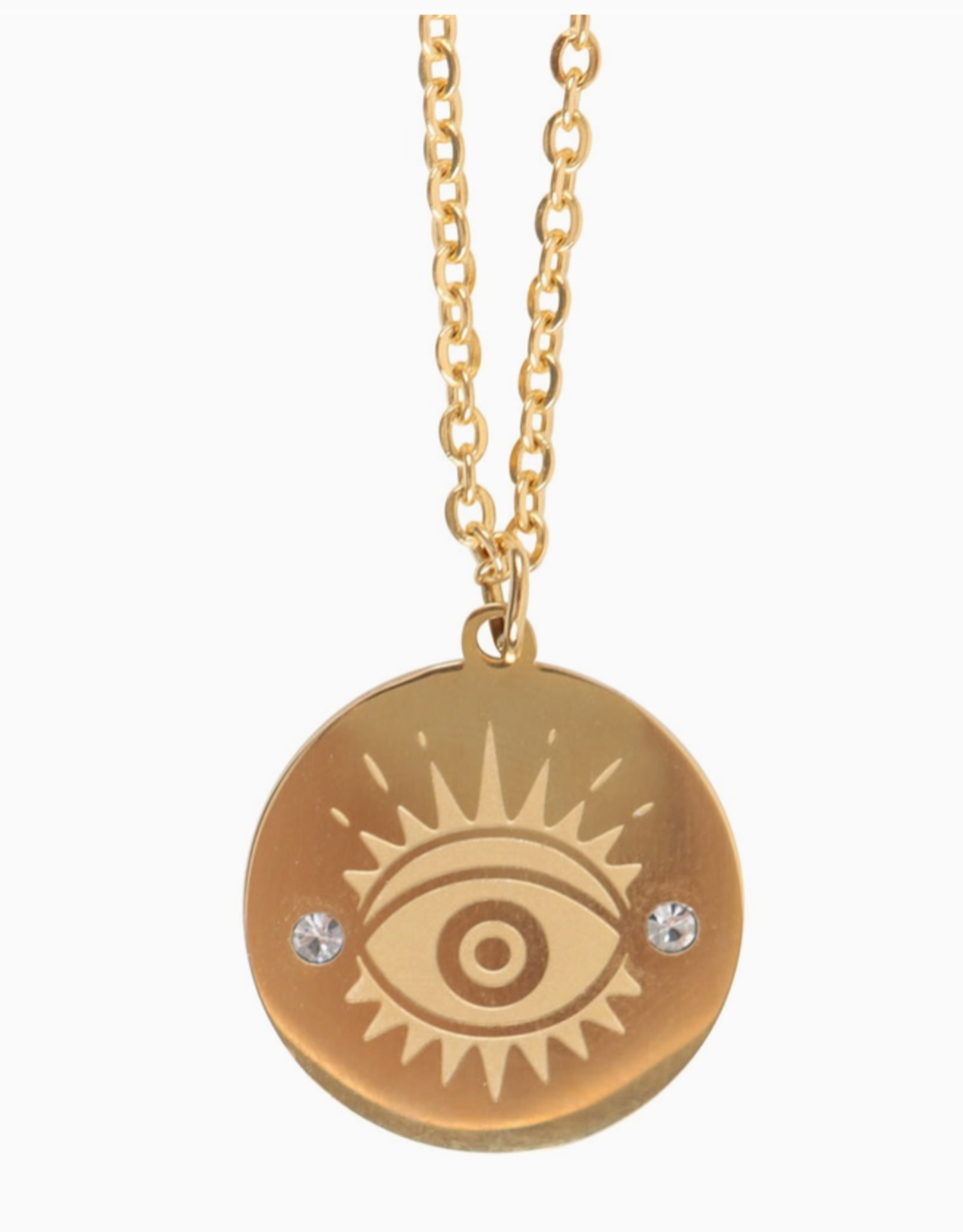 *All Seeing Eye Necklace & Trinket Dish Gift Set