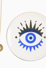 *All Seeing Eye Necklace & Trinket Dish Gift Set