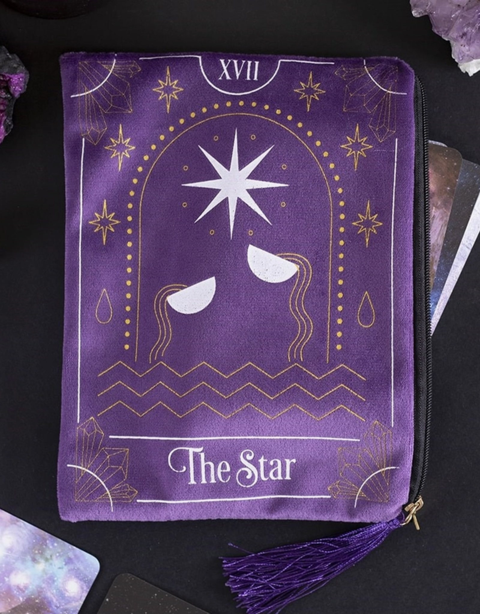 The Star Tarot Card Zippered Bag