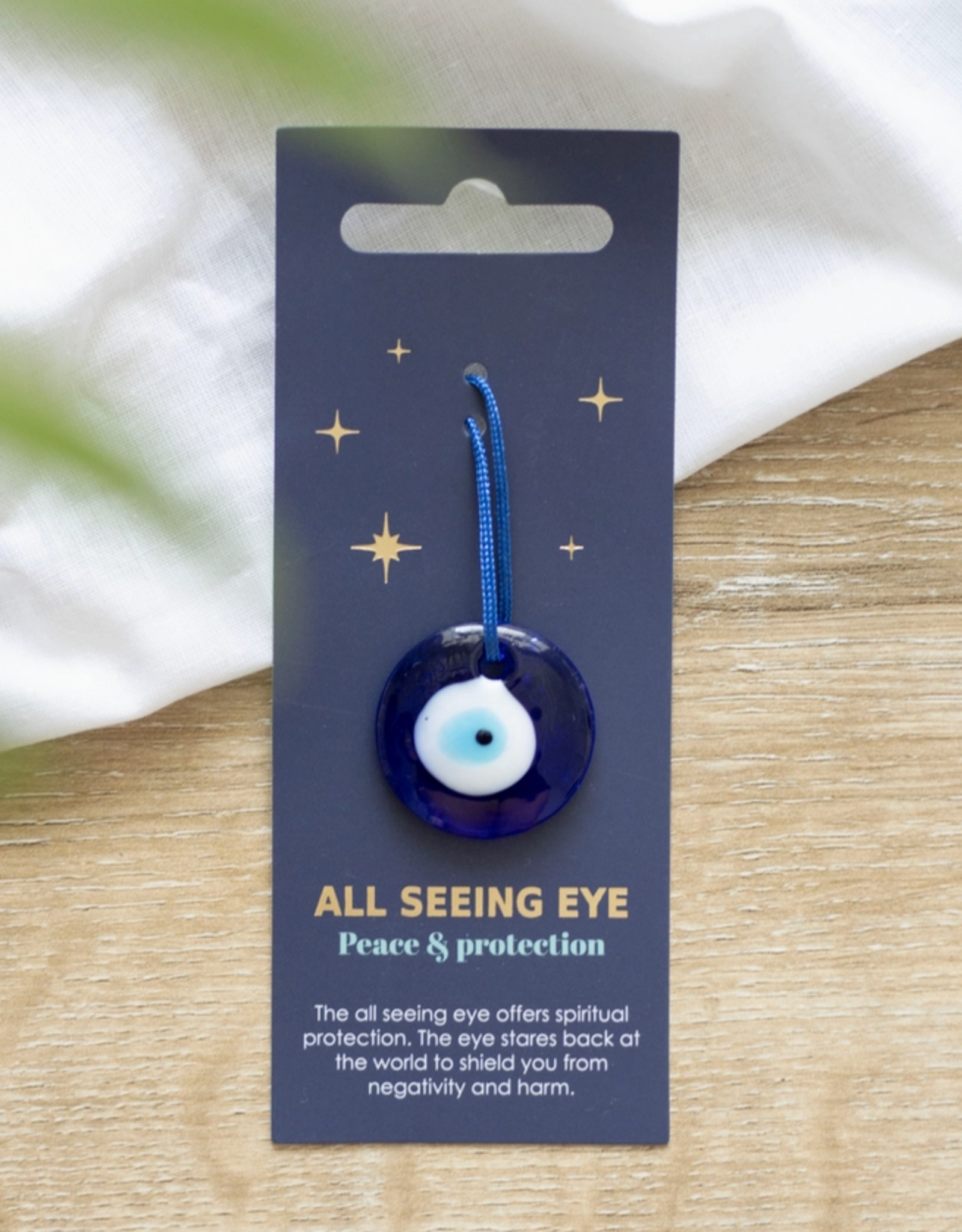 Pacific Trading All Seeing Evil Eye Glass Protection Charms